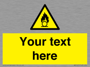 Custom Oxidising Sign